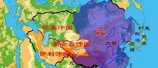 统治领土面积最大、元朝建立97年，相当于民国1912年到2009年结束