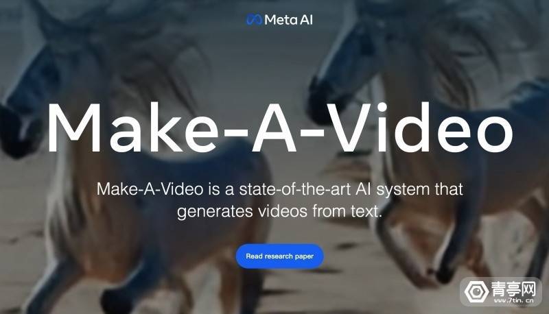 Meta重磅AI研究：文字可直接生成视频