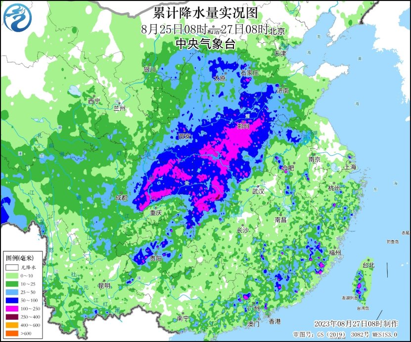 河南山东安徽江苏有大暴雨 “苏拉”结束徘徊向西北移动
