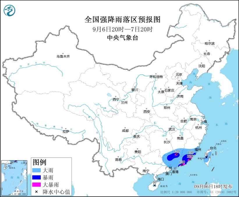 福建广东江西南部等地有强降水 北方地区将有一次冷空气过程