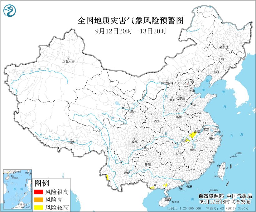 地质灾害预警：皖鄂桂滇等地发生地质灾害风险较高